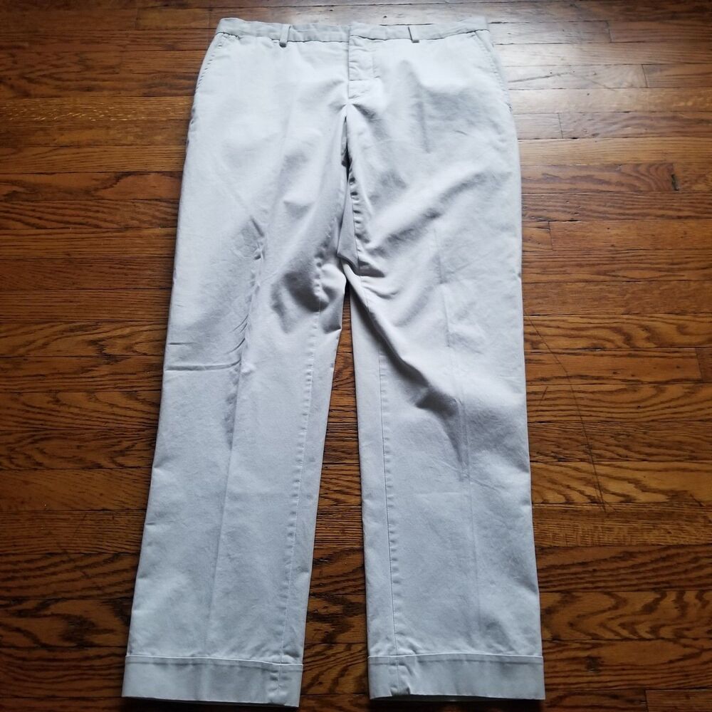 Polo Ralph Lauren Chinos Men's 36/33 Light Tan Khaki Flat Front Casual